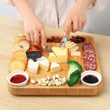 Personalized Charcuterie Board Set/11 pcs Cheese Board And Knife Set, Realtor Closing gift