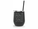 Mothers Day, Laser engraved 12 Oz Wine Tumbler, Nurse Anesthetist Graduation Gift