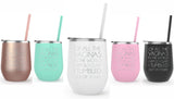 Mothers Day, Laser engraved 12 Oz Wine Tumbler, Nurse Anesthetist Graduation Gift