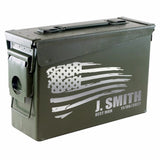 Father’s Day gift idea, Personalized Engraved Ammo Can Storage Box Custom, groomsman, Groomsmen Gift (30 Cal)