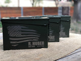 Father’s Day gift idea, Personalized Engraved Ammo Can Storage Box Custom, groomsman, Groomsmen Gift (30 Cal)