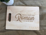Personalized Cutting Board - Engraved Cutting Board, Custom Cutting Board, Wedding Gift, Housewarming Gift, Anniversary, Engagement