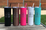 Vet Tech Gift, Behind Every Successful Veterinarian 20 oz Skinny tumbler, Vet Tech appreciation gift, nurse, Vet Assistant