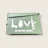 Father’s Day gift, LOVE Personalized Engraved Ammo Can Storage Box Custom, Love spelled out with Armaments, Groomsman Gift, Perfect Gift for Dad (30 Cal)