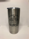Nurse Gift, Behind Every Successful Doctor is an Amazing Nurse Tumbler, Nurse appreciation gift, nurse, Doctors Assistant
