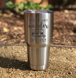 Camping Gift, Not all who wander are lost, Travel trailer, camping, Motor Home, RV personalized Laser Engraved 30 oz Insulated Tumbler