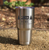Camping Gift, Home Is Where You Park It, Travel trailer, camping, Motor Home, RV personalized Laser Engraved 30 oz Insulated Tumbler